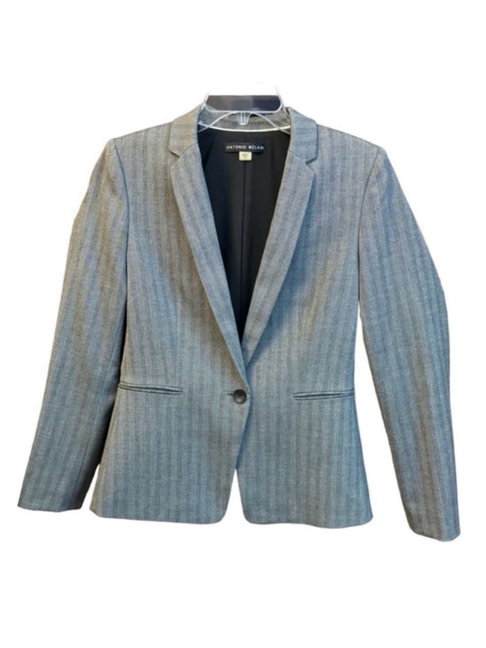 Antonio Melani Gray Pinstripe Blazer